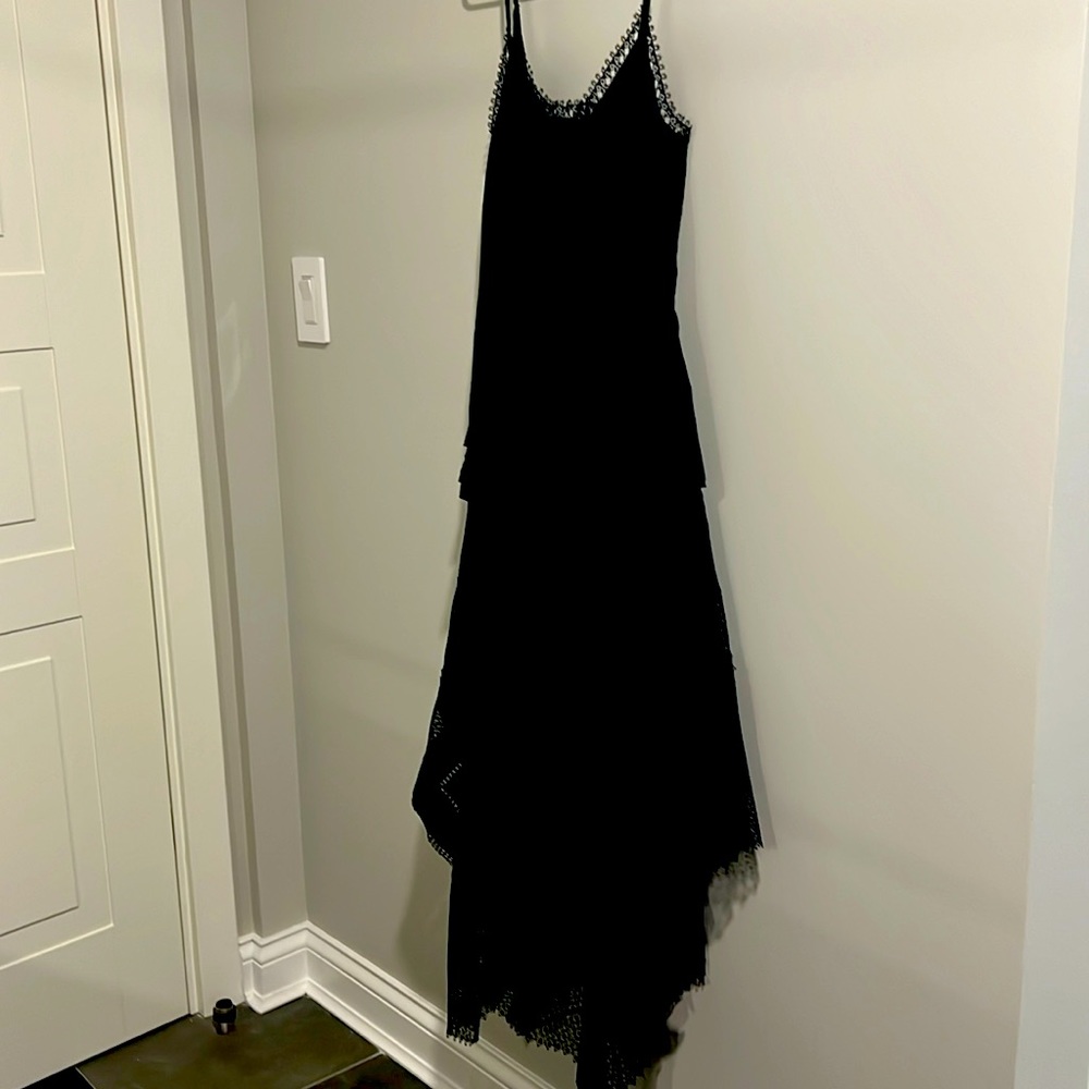 Authentic Derek Lam Black Lace Inset Dress